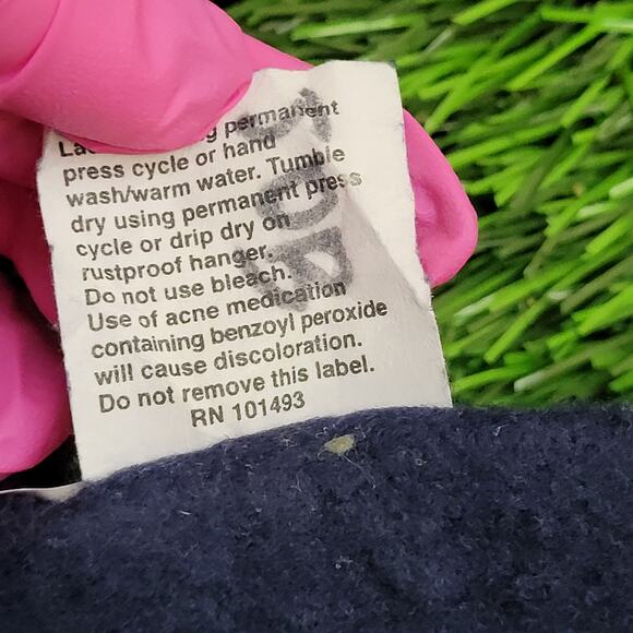 Vintage 80s USCG Coast-Guard Sweatshirt Medium 22x24 Blue - Picture 8 of 13